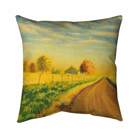 FONDO 20 x 20 in. In The Countryside-Double Sided Print Indoor Pillow FO2791617